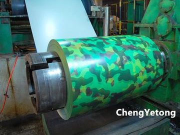 Camouflage Color Pre Painted Steel Sheet Customized Size For Army Building Decoration